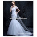 Customized in China Mermaid Puffy Skirt Sweetheart Lace-up Pleats Wedding Dress